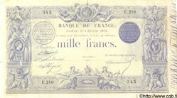 1000 Francs type 1862 - Indices noirs