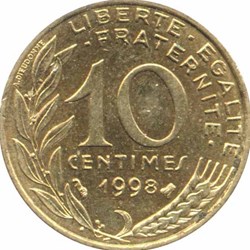 Dix Centimes Marianne