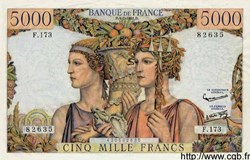 5000 Francs Terre et Mer