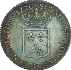Tiers d'écu de France 1720 G