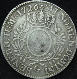 Ecu aux branches d'olivier 1726 G