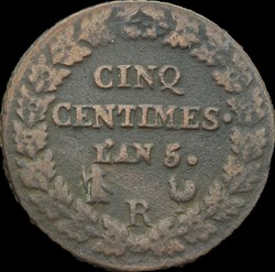 Cinq Centimes - An 5 R