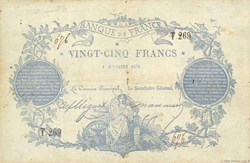 25 Francs type 1870 "Clermont-Ferrand"