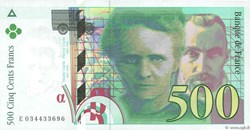 500 Francs Curie