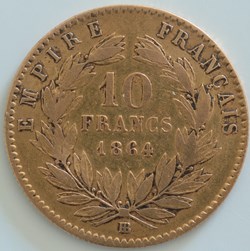 Napoléon III - 10 Francs Tête Laurée