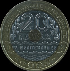 Vingt Francs Jeux Méditerranéens