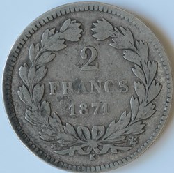 Deux Francs Cérès sans légende