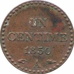 1 Centime - 1850 A