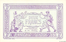 2 Francs Trésorerie aux armées