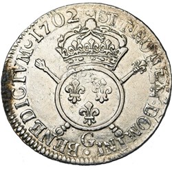 Ecu aux Insignes - 1702 G