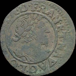 Louis XIII - Double Tournois de Lyon Type 7 1631 - CGKL.350
