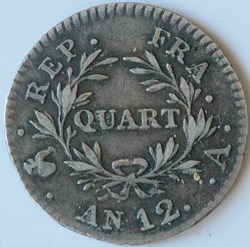 Quart de Franc - An 12 A