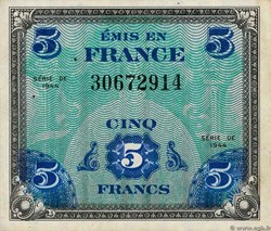 5 Francs Drapeau