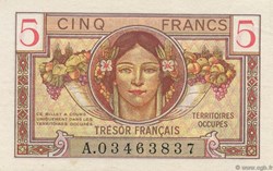 5 Francs Trésor Francais