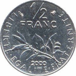 Cinquante Centimes Marianne