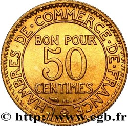 Cinquante Centimes Chambre du Commerce
