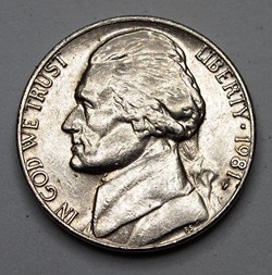 5 cents - 1981 P