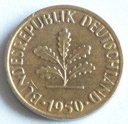 10 Pfennig - 1950 J