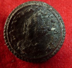 Civil - Bouton ou Attache dit patriotique - LA REINE DE FRANCE