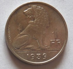 1 Franc - 1939