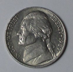 5 cents - 1989 P