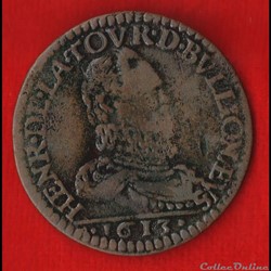 Principauté de Sedan - 1613 - Double liard