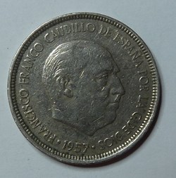 5 Pesetas - 1967
