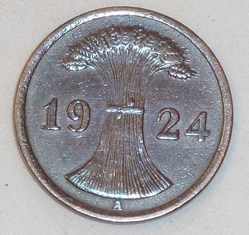 2 Pfennig - 1924 A