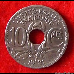 Lindauer - 10 Centimes - 1931