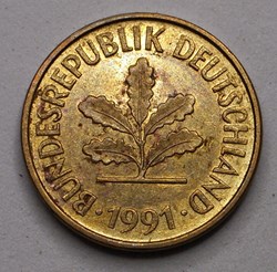 5 Pfennig - 1991 D