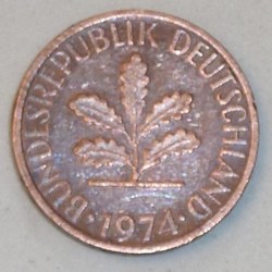 1 Pfennig - 1974 F