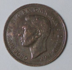 1/2 Penny - 1947