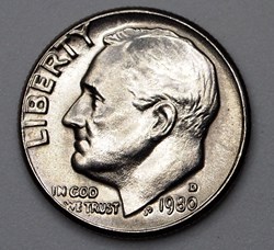 1 dime ( 10 cents ) - 1980 D