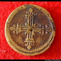 Poids monétaire pour le quart d'ecu d'argent de Henri III à Louis XIV