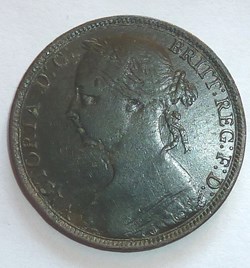 1 Penny - 1891