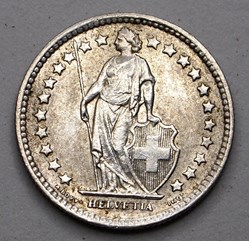 1/2 Franc - 1957 B