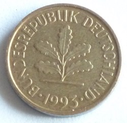 5 Pfennig - 1993 F