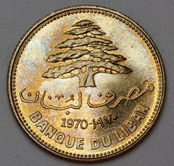 25 Piastres - 1970