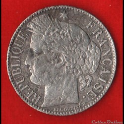 1 Franc - Cérès - 1895 - Paris