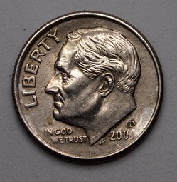 1 dime ( 10 cents ) - 2001 D