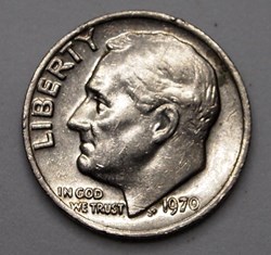 1 dime ( 10 cents ) - 1970
