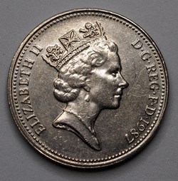 5 Pence - 1987