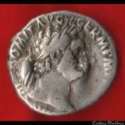 Denier de Domitien - Athéna ou Minerve ou Pallas