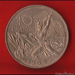 10 Francs - Francois Rude - 1984