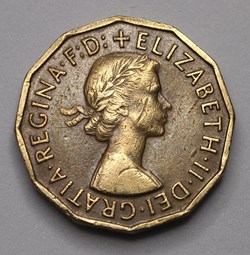 3 Pence - 1954