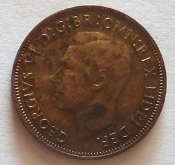1/2 Penny - 1949