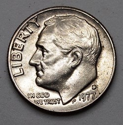 1 dime ( 10 cents ) - 1977 D