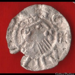 Denier de Lothaire - Troyes