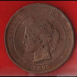 10 Centimes - Cérès - 1897 - Paris