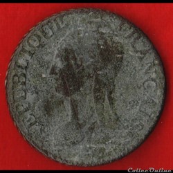 Consulat / Directoire - 5 centimes Dupré - AN 8 - Strasbourg